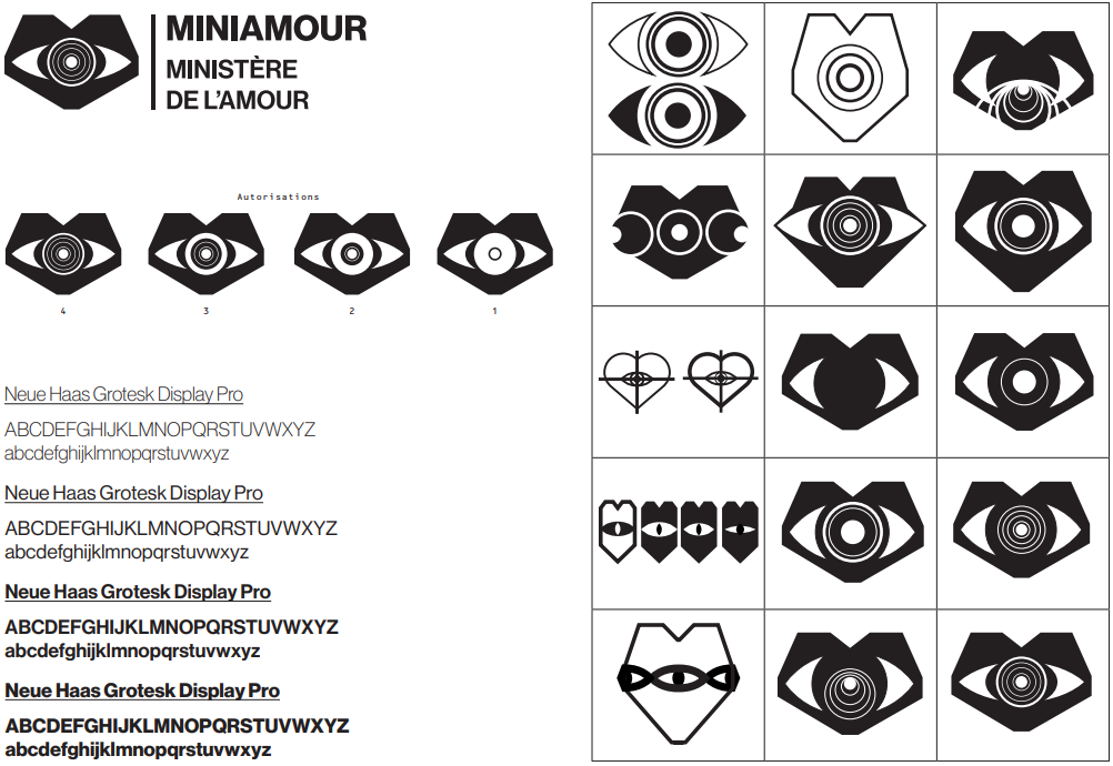 Miniamour - Charte graphique